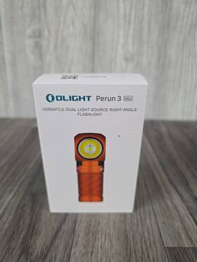 1250 Olight 977261692418 Perun 3 Mini Orange Cw Headlamp And Flashlight Red White Light Lum
