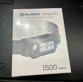 Array2probk Olight Array 2 Pro Black Headlamp 1500 Lumens White/red Led