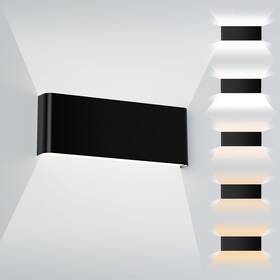 5cct Ombrat 730789941408 Modern Led Wall Sconce 20w Dimmable 3000k-6500k Upper And Lower Illu