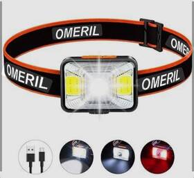 Ld073 Omeril Lightweight Waterproof Led Rechargeable Headlamp- New