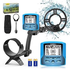 Gc-1067 Ommo Metal Detector For Adults With Adjustable Stem 5 Detection Modes Highe