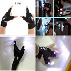 Omnla012e Led Flashlight Gloves Great For Outdoor Camping Fishing Running Wo