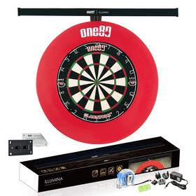 One80 611864681764 Illumina Dartboard Lighting System Clear Vision Design And Spirit Level