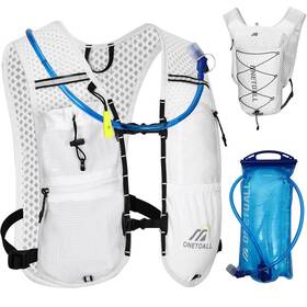 Onetoall Zhw2008-2d Running Vest For Women And Men 6l Hydration Backpack With 2l Water Bladder Li