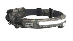 Optimal Ventures 850018279413 Liteband Pro 1500 Lumen Rechargeable Headlamp Weatherproof Wide Led Bar 210-
