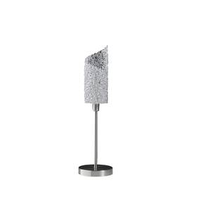 Hbl2577 Ore In Aldo Upright Concave Aluminum Table Lamp 22 Inch