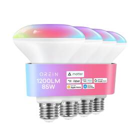 Os0200111260 Orein Matter Smart Light Bulb 1200 Lumens Br30 Flood Bu... Fast Ship