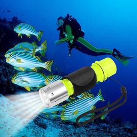 Mss2006 Oumers Diving Flashlight Super Bright Led Light Waterproof Underwater