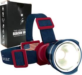Outdoor Pro Gear 313056526579 Led Headlamp Flashlight 3-aa Batteries Included Patriotic Ame