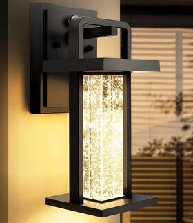 0433us Oykyohei Modern Outdoor Wall Light Fixture Dusk To Dawn Mount For House With Bubb