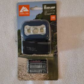 20720 Ozark Trail New 100 Lumens Led Headlamp Battery Operated