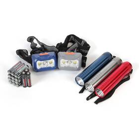 30710 Ozark Trail 5-piece Led Flashlight And Headlamp Combo Model