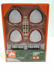 Ozark Trail Led Remote Control Lights 120 Lumens 4 Pk. Camping Tents Outdoors