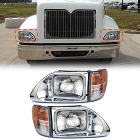 Sp9950-l P Sepey Sp9950-l/r Headlight For International 9200 Driver And Passenger Side Headlights Headla