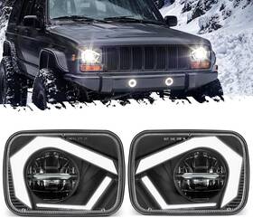 Gtcv-0229658132 Partsam 2025 H6054 Led Headlights 7x6 5x7 Headlamp Hi/low Sealed Beam Lights
