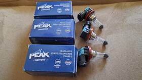 H11ll Peak Three Headlamps Headlamp 12/v 55 W Brand New