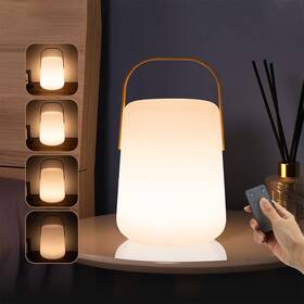 Pearlstar 760701524525 Haning Outdoor Lanterns Waterproof 4 Modes Usb Rechargeable Table Lamp With