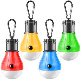 Pemo119-0038-20 Pemotech Camping Lantern 4 Pack Lighting Modes Led Lights Bulbs Wi