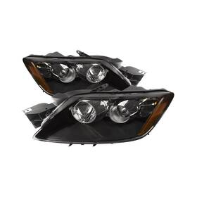 Eg21510l0n Perde Headlight Set Halogen Black Housing With Performance Lens Compatible Wi