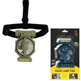Gshlf-12-4479 Perfect Life Ideas 2 In 1 Rechargeable Bo Headlamp Flashlight Fan. 6 Ultra-bright Cod Led Lights