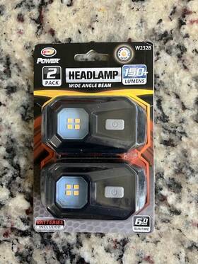 W2328 Performance Tool Headlamps 2-pack New