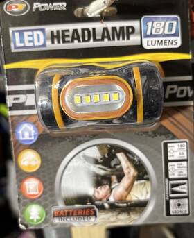 W2334 Performance Tool Hd Ultra Bright 180 Lumen Cree Led Tactical Headlamp
