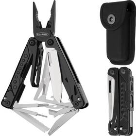 Mt07 Perwin Multitool 20-in-1 Stainless Steel Multi Tools Pliers With Nylon Sh... Fast Ship