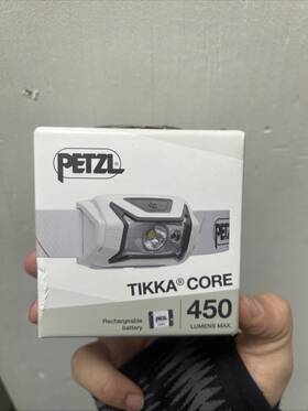 Petzl 342540847057 Tikka Core Headtorch - 450 Lumens Max. Hybrid Concept Design