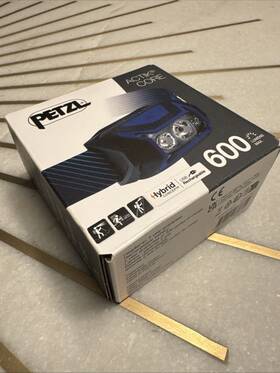 E065aa01 Petzl Actik Core 600 Lumens Headlamp - Blue
