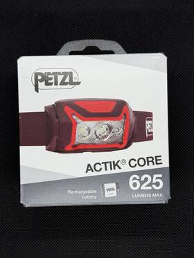 E065ab02 Petzl New Actik Core 625 Headlamp Color Red Fast Free Shipping