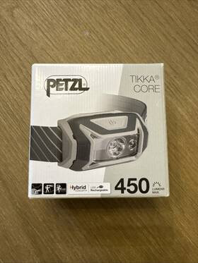 E067aa00 Petzl New Tikka Core 450 Headlamp Color Gray Fast Free Shipping