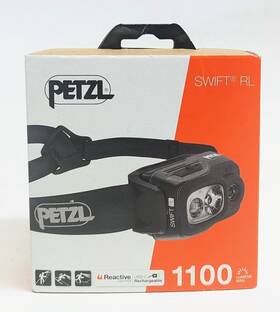 E095bb00 Petzl Swift Rl Usb-c Rechargeable Headlamp - 1100 Lumens Max Black