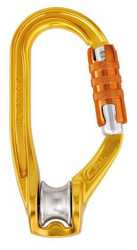 P74-tl Petzl Rollclip A Pulley Carabiner - Triact-lock Gate Side Opening