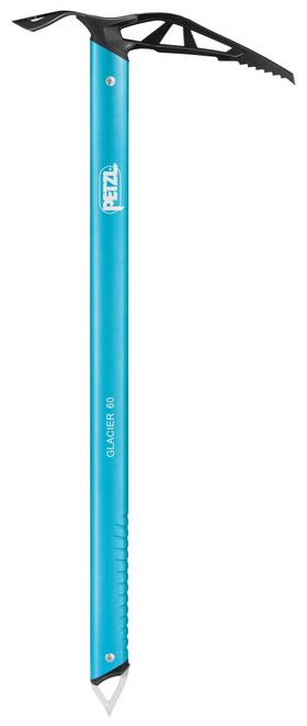 U025aa03 Petzl Glacier Ice Axe 2025 Model - Light Blue 75 Cm