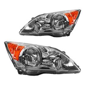 9lah4780 Philtop Headlamp Headlight Assembly Pair Fit For Cr-v 2007-2011 Amber Reflect