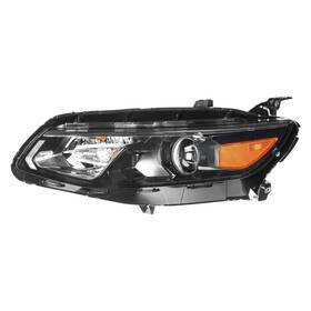 Lah534 Philtop Headlamp Headlight Assembly Replacement For 2016-2018 Malibu Black