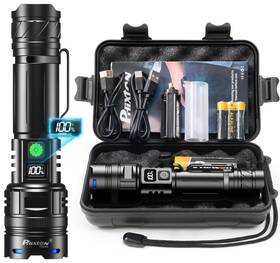 Ph2403-1 Phixton Rechargeable Flashlights 2000 High Lumens Single One Mode Super Bright