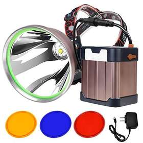 Pinsai 783682611893 Coon Hunting Lights High Power Led Split Super Large Battery Red