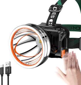 Tg600 Pinsai High Power Led Headlamp Super Bright Adult Motion G600 Big Size Black