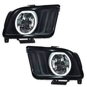 02hla1240bbm-fba Pit66 Led Headlights Assembly Compatible With 2005 2006 2007 2008 2009 Ford M