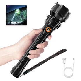 7100 Pluralla 770523748450 Rechargeable Led Flashlights High Lumens Super Bright Powerful Flashlig
