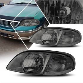 Pm-57028 Pm Performotor 2pcs Headlamp Headlight Assembly Set Compatible With Ford Windstar 99-03/cle