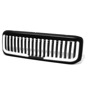 Pm-gr-0054 Pm Performotor Badgeless Fence Front Bumper Grille Grill With Led Compatible Wit
