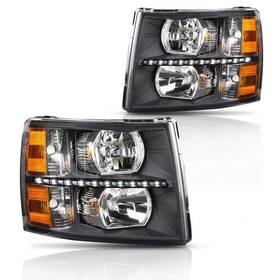 Pmhl-csil-0713-l-ba Pm Performotor Pair Led Drl Sequential Signal Projector Headlights Replacemen