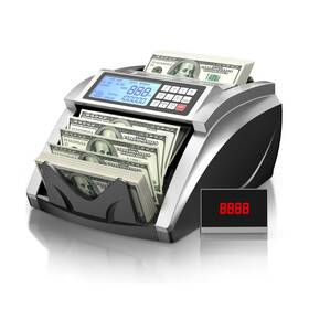 Ponnor-002 Ponnor 610452367257 Money Counter Machine With Value Bill Count Cash Fo... Fast Ship