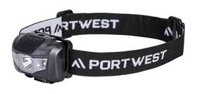 Pa71 Portwest Usb Rechargeable Cob Head Lamp With 180 Wide Beam Bright 55 Yards