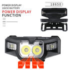 Powerful Led Headlamp Usb Rechargeable Sensor Torch Headlight Flashlight 5 Modes