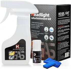 Pqwesit 757111144139 Car Headlight Restoration Kit Cleaner And Restorer With Rest