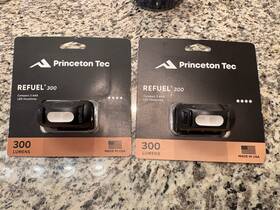 3kkx6 Princeton Tec 2 Refuel 300 Led Headlamp Lumens Waterproof Dimmable Black Aaa