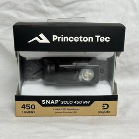 Princeton Tec 795626027400 Snap Solo 450 Rw Headlamp Lumens Aaa Magnetic
